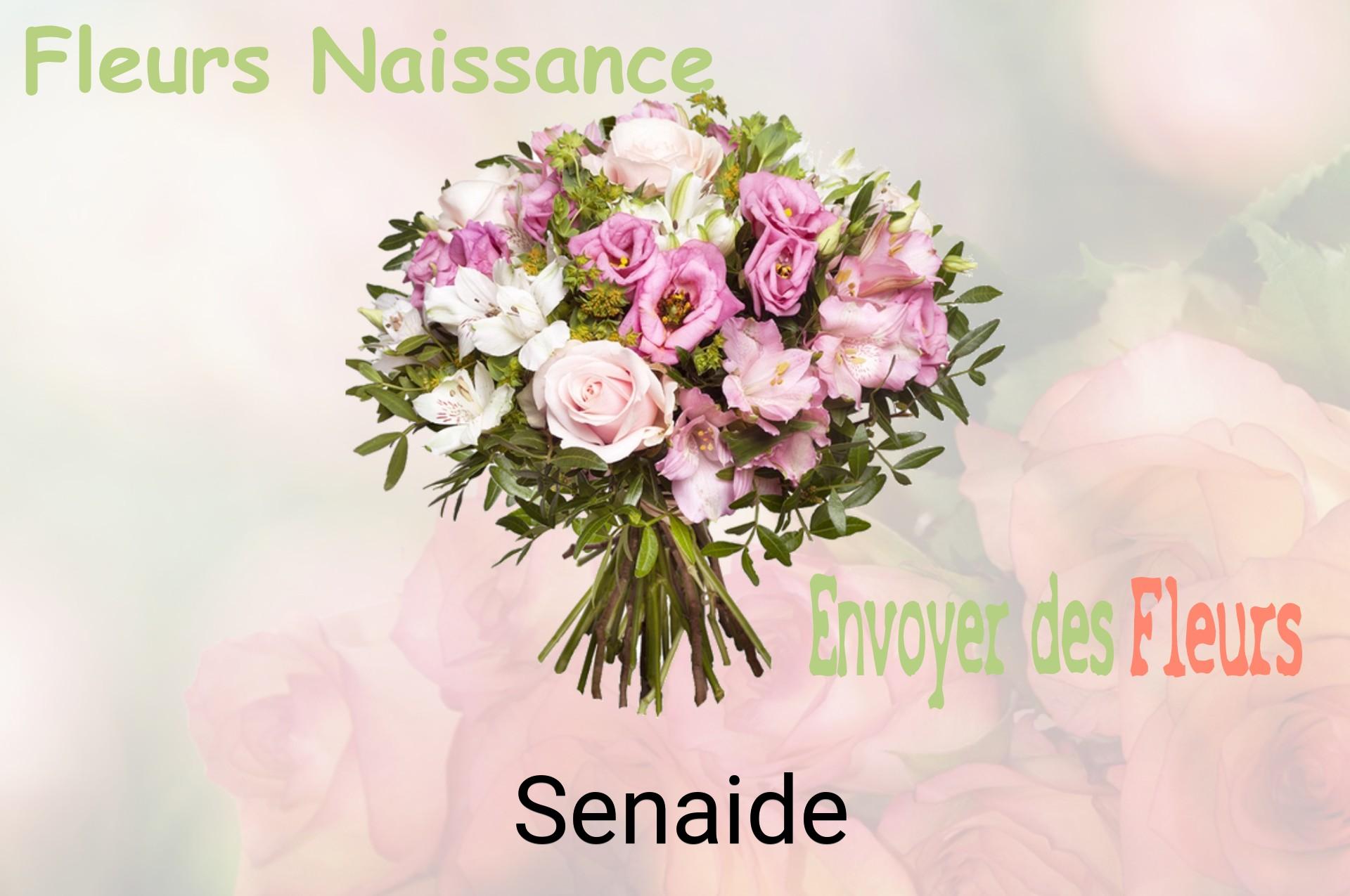 Bouquet de fleurs de naissance livré à Senaide